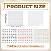 5Sheets 5 Colors Bowknot Self Adhesive Nail Art Stickers MRMJ-LP0002-12-2