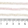 Transparent Painted Glass Beads Strands X-DGLA-A034-T1mm-A25-3
