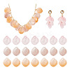 60Pcs Handmade Transparent Lampwork Pendants LAMP-TA0001-28-1