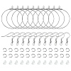 67Pcs 4 Styles 304 Stainless Steel Wire Pendants FIND-FS0002-29-1