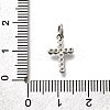 Brass Micro Pave Cubic Zirconia Charms KK-P295-54P-3