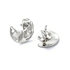 Non-Tarnish 304 Stainless Steel Stud Earring Findings STAS-L024-003P-10-2