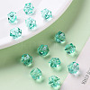 Transparent Acrylic Beads TACR-S154-15B-68-6