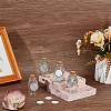Transparent Glass Empty Bottles with Alloy Charms AJEW-DR00027-3