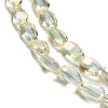 Electroplate Glass Beads Strands EGLA-P064-01B-FR01-3