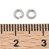 Tarnish Resistant 304 Stainless Steel Open Jump Rings STAS-Q186-02-3.5x0.7mm-4