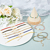 10Pcs 10 Colors Nylon Cord Bracelets Making MAK-GO0001-04-4