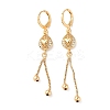 Rhinestone Heart Leverback Earrings EJEW-K256-34KCG-1