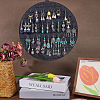 Polyester Wall-Mounted Jewelry Hanging Rolls AJEW-WH20002-23A-4