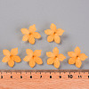 Frosted Acrylic Bead Caps X-MACR-S371-05A-719-4