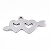 Non-Tarnish Valentine's Day 201 Stainless Steel Charms LS-STAS-S081-091-2