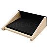 PU Leather with Wood Jewelry Display Stands NDIS-F004-03A-2