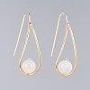Natural Gemstone Dangle Earrings EJEW-JE03595-2