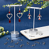 40Pcs 304 Stainless Steel Leverback Earring Findings STAS-SC0009-31P-4