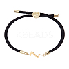 1Pc Adjustable Nylon Cord Slider Bracelets for Women BJEW-LP0001-32Z-01-1