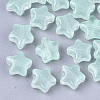 Transparent Spray Painted Glass Beads GLAA-N035-01-A05-1