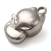 304 Stainless Steel Pendants STAS-M070-01P-2