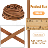 10Pcs Flat PU Leather Cord WL-DC0001-02D-2