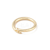 Brass Locking Jump Rings KK-S369-01G-05-1