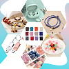 24Pcs 12 Colors Burlap Packing Pouches Drawstring Bags ABAG-BBC0001-09-5