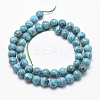 Natural Marble Beads Strands X-G-K211-6mm-E-2