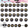 DIY Letter Stretch Bracelet Making Kit DIY-YW0007-60C-2