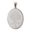 304 Stainless Steel Pendants STAS-M068-01P-1