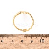 304 Stainless Steel Open Cuff Rings for Women RJEW-K309-06G-5