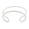 Non-Tarnish Hollowed 304 Stainless Steel Cuff Bangles BJEW-P331-07P-3