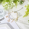 Adjustable Plastic Imitation Pearls Beads Pet Collars Necklaces AJEW-WH20017-48A-05-3