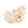 Bowknot Shape Natural White Shell Claw Hair Clips PHAR-TA000007-4