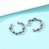 316 Stainless Steel Hoop Nose Rings AJEW-C044-05C-AS-2
