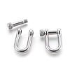 304 Stainless Steel  D-Ring Anchor Shackle Clasps STAS-O114-097P-2