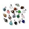 Natural & Synthetic Mixed Gemstone Pendants G-K335-05P-1