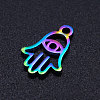 Ion Plating(IP) 201 Stainless Steel Charms STAS-Q201-JN187-2