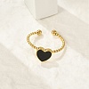 304 Stainless Steel Enamel Cuff Rings for Women LS-RJEW-G338-04G-02-2