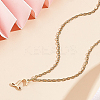 1pc 304 Stainless Steel Letter Pendant Necklaces NJEW-LP0001-39S-G-3