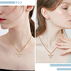8Pcs 2 Styles Brass Micro Pave Cubic Zirconia Pendants FIND-BBC0004-29B-4
