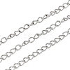 Tarnish Resistant 304 Stainless Steel Curb Chains CHS-R005-100m-01-1