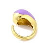 Brass Open Cuff Rings RJEW-U009-15G-4