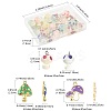 34Pcs 17 Styles Autumn Theme Rack Plating Alloy Enamel Pendants ENAM-FS0003-70-4