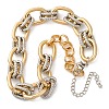 Iron & Alloy & Aluminum Cable Chain Necklaces for Women LS-NJEW-U046-06GP-2