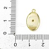 Brass Pave Clear Cubic Zirconia Pendants KK-L238-27G-3