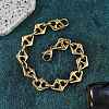 304 Stainless Steel Mariner Link Chain Bracelets for Women BJEW-F488-02G-1
