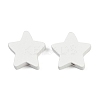 Spray Painted Wood Beads WOOD-F017-01A-1