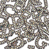 Alphabet Resin Rhinestone Patches DIY-TAC0005-45B-3