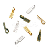 Tibetan Style Alloy Glue-on Flat Pad Bails TIBE-TA0001-09-2