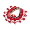 Glass Seed Beads Big Pendants PALLOY-MZ00410-01-3