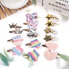 Imitation Leather Snap Hair Clips PW-WG4DE66-01-2