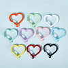 20Pcs 10 Colors Baking Paint Alloy Key Snap Hook Clasps for Keychains FIND-SC0017-48-5